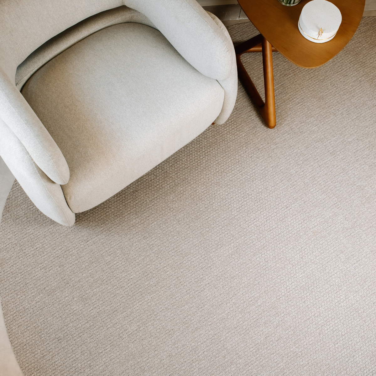 TAPETE ORGÂNICO BLINDADO TEXTURA VERDE - CALEO HOME