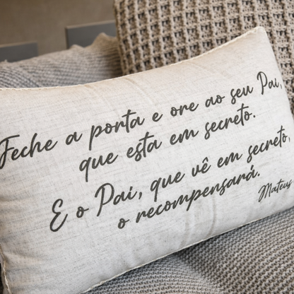 Almofada Mateus 6:6