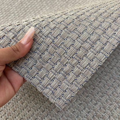 TAPETE ORGÂNICO BLINDADO TEXTURA AZUL - CALEO HOME