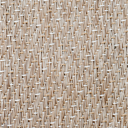 TAPETE ORGÂNICO BLINDADO ENTRELAÇO CREME - CALEO HOME